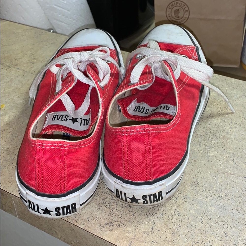 Red Converse - Picture 3 of 6